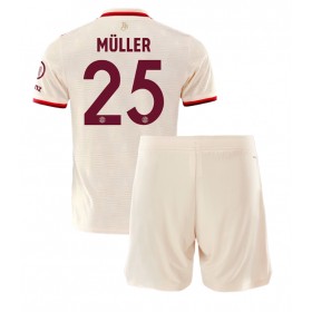 Bayern Munich Thomas Muller #25 Tredje skjorte til barn 2024-25 Kortermet (+ korte bukser)